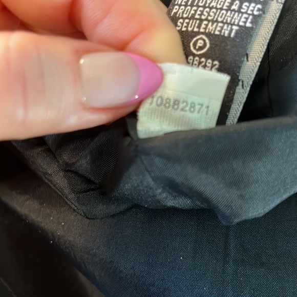 Tibi Dress Tweed Bottom Wool Bodice Size 2 Faux Leather Trim Black & White - Picture 12 of 12